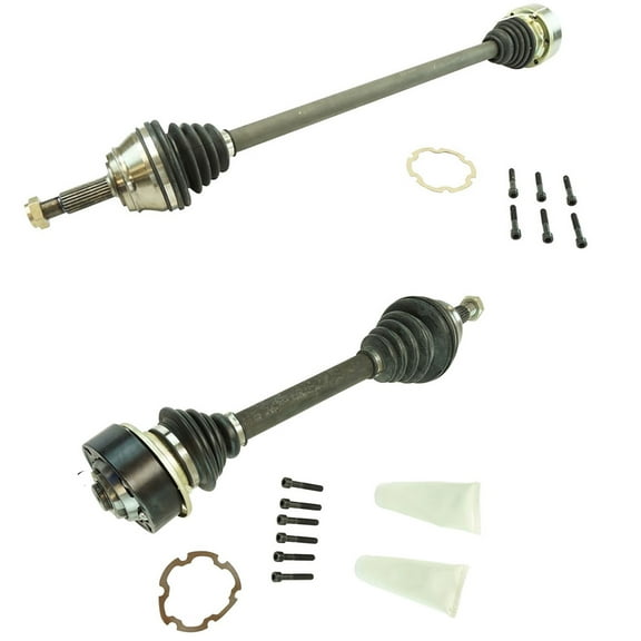 TRQ Front CV Axle Shaft Pair LH & RH Sides for VW Cabrio Jetta CSA82578 Fits select: 1995-2002 VOLKSWAGEN CABRIO, 1993-1998 VOLKSWAGEN JETTA