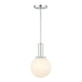 thumbnail image 4 of Meridian M7050CH 1-Light Pendant in Chrome, 4 of 7