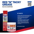 thumbnail image 3 of Lucas 10005 Red N Tacky EP Grease Multi-Purpose Lubricant 14 Oz, 3 of 5