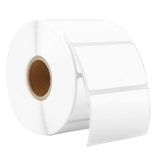 SJPACK 3"x2" 1 Roll Direct Thermal Shipping Labels, Barcode Address Sticker Label, Compatible with Zebra & Rollo, 750/Roll