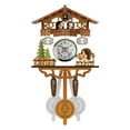 thumbnail image 1 of Transemion Antique Wooden Cuckoo Wall Clock With Precise And Accurate Timekeeping Easy To Read Cuckoo Clock CM004, 1 of 6