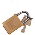 thumbnail image 1 of Morris Products 21662 Padlocks Gold Keyed Alike, 1 of 1