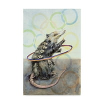 Trademark Fine Art 'Playing Possums' Canvas Art by Charlsie Kelly
