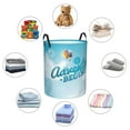 thumbnail image 6 of Kll The Travel Adventure Begins Waterproof Foldable Laundry Hamper Bucket With Handles For Storage Bin,Kids Room,Home Organizer (Small), 6 of 8