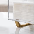 thumbnail image 4 of Funda para Caja de Pañuelos HBlife de Acrílico Transparente con Patas Doradas, 4 of 7