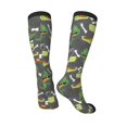 thumbnail image 5 of Lsque Cartoon Dinosaurs Printed Crew Socks Men's Women's LightWeight Thin Casual Calf Socks ,Knee High Socks,Cotton Socks, 5 of 9