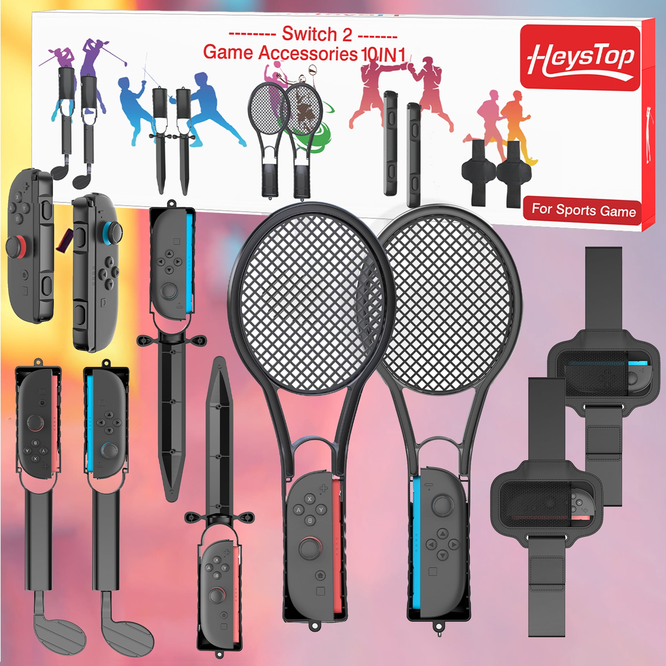 BRHE, 18 in 1 Switch Sports Accessories Bundle, Blue - Walmart.com