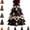 #I, variant on DIY Halloween Quilted Fabric Tree Kit, 3D Padded Sewing Craft Kit for Beginners, Handmade Fabric Tree Decor Seasonal Mantel Shelf Display Gift for Craft Lovers Halloween Decorations