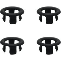 4 Pack Sink Overflow Ring, Bathroom Kitchen Sink Basin Trim Overflow Cover Hole Insert Cap Chrome