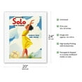 thumbnail image 2 of Solo Margarine - With Vitamins - Always Nice and Fresh - Vintage Advertising Poster c.1937 - Fine Art Rolled Canvas Print 16in x 20in, 2 of 4
