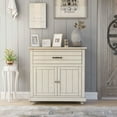 thumbnail image 4 of Furniture of America Bombas Wood 1-Drawer Hallway Cabinet in Antique White, 4 of 9