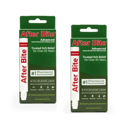 New and Improved! Tender After Bite Afterbite The Itch Eraser .5 FL OZ (2 Pack)