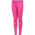 thumbnail image 2 of Under Armour Girls' HeatGear Armour, Rebel Pink/Steel, Youth Medium, 2 of 3