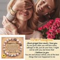 thumbnail image 3 of Opolski Sunflower Beaded Bracelet with Inspirational Card Elastic Adjustable Girls Natural Stone Round Beads Bracelet, 3 of 8