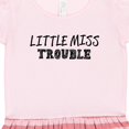 thumbnail image 3 of Inktastic Little Miss Trouble Gift Toddler Girl Dress, 3 of 4