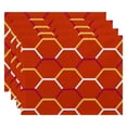 thumbnail image 3 of Simply Daisy 18" x 14" Cool Shades Geometric Print Placemat, Set of 4, 3 of 4