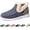 Blue, variant on Cozy Fleece Slip-On Boots, Women's Winter Warm Plush Lined Non-Slip Flat Shoes,Flat Shoes Boots Indoor Outdoor