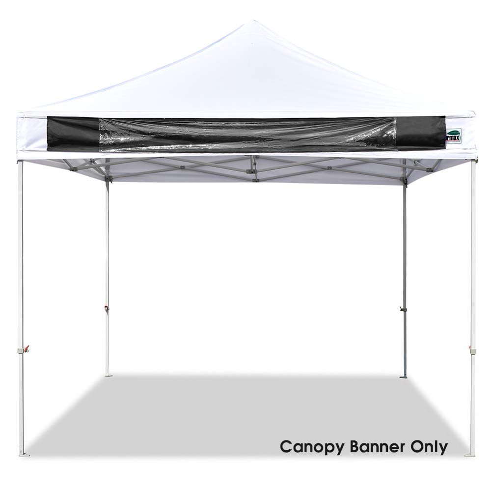 Eurmax Canopy Hanging Banner with Buckle for Easy Attach on Pop Up