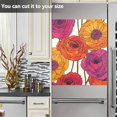 thumbnail image 3 of Yayeee Magnetic Dishwasher Cover for The Front Decoration Home Kitchen Machine Sticker Protector, Purple Hand Drawn Floral, 3 of 6