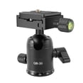 thumbnail image 3 of QB-30A Professional Tripods Head Camera Ball Head Mount 360°Panoramic-view Universal Ballhead for DSLR Tripods Monopod, 3 of 8