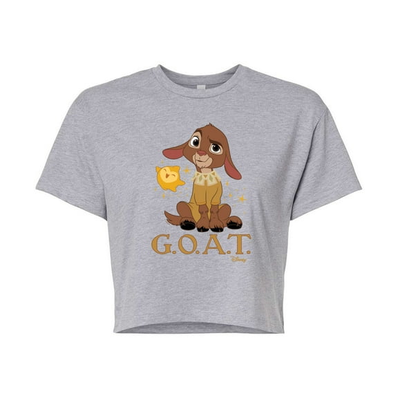 Disney Wish - Valentino Goat - Juniors Cropped Cotton Blend T-Shirt