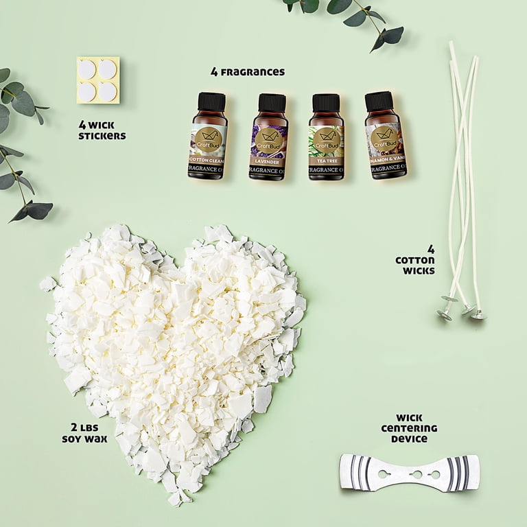 CraftBud Soy Wax Candle Making Kit - 2 Lbs Wax photo 7