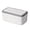White, variant on ABPETE Tissue Box with Lid, Modern Desktop Tissue Box Holder, Facial Tissue Dispenser Box, Cover Holder Napkin Organizer Wet Tissue Box with Lid Rectangular Storage Box Tissue Dispenser Box
