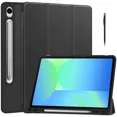 thumbnail image 1 of Case for Samsung Galaxy Tab S10 Lite / S10 FE / S9 FE 10.9 Inch, Slim Smart Cover Lightweight Hard Shell Protective Cover with Multi-Angle Stand, Universal Stylus Pen, 1 of 7