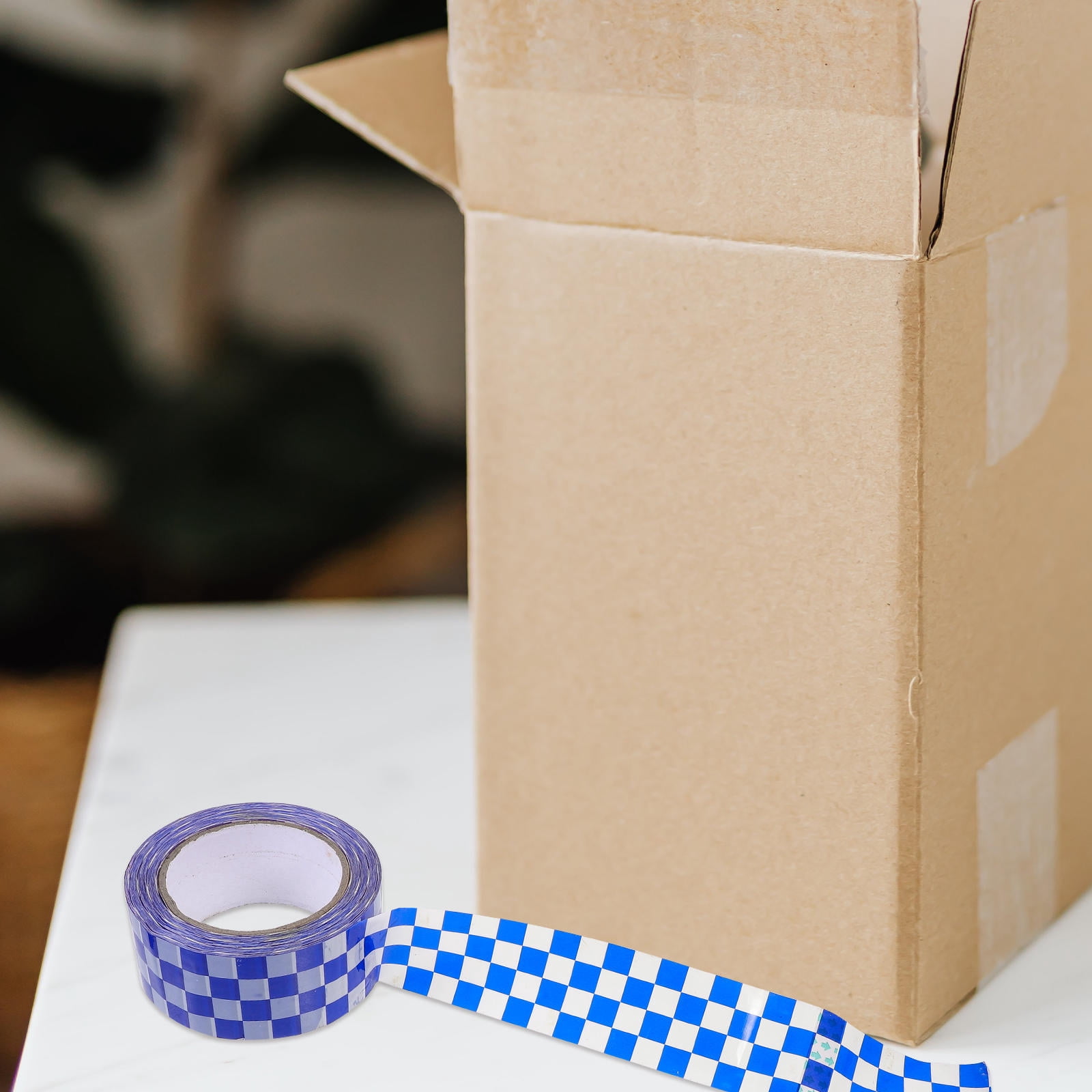 HEMOTON 2 Rolls Patterned Duct Tape for Packaging, Sealing, and General Use - Adhesive Tape for Goods and Package Security