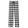 thumbnail image 7 of Xcmzpl Mens Pajama Pants Cotton Lightweight Plaid Sleep Lounge Pants Elastic Waist Drawstring Baggy PJ Bottoms with Pockets, 7 of 7