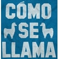 thumbnail image 2 of Como Se Llama Alpaca Animal Humor Men's Graphic T Shirt Tees Brisco Brands 2X, 2 of 6