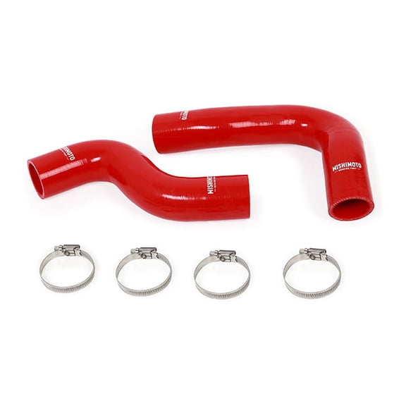 Mishimoto MMHOSE-GC8T-92RD Silicone Radiator Hose Kit Compatible With Subaru WRX / STI 1992-2000 Red