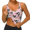 thumbnail image 3 of Honeii French Bulldog patten Workout Crop Tank Top for Women Yoga Tank Tops Athletic Sports Shirts Exercise Undershirts,Sports Bra,Sports vest-Large, 3 of 8