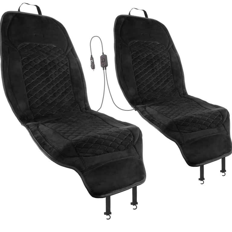 Stalwart Heated Seat Covers for Cars, 2-Pack Universal 12V photo 7