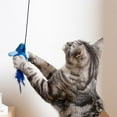 thumbnail image 5 of Cat Toy under $5! Xqxayjr Feather Teaser Cat Toy, Interactive Kitten Chew Stick with Bird Design, Boredom Relief Pet Supplies, Self-Entertainment Toy for Cats, Fun and Safe, 5 of 8