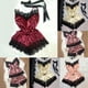 thumbnail image 2 of Gibobby Lencería sexy para mujer Camisón Sexy Lencería Ropa interior Ropa de dormir Tentación Encaje Íntimos (Rosa, L), 2 of 4