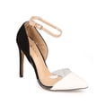 thumbnail image 1 of New Women Liliana Catie-24 Mix Media Pointy Toe Lucite D'orsay Stiletto Pump Sz, 1 of 5