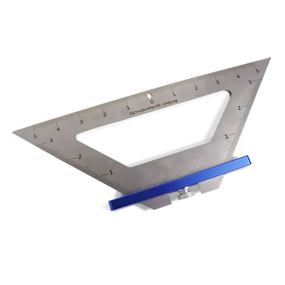 Labymos Règle en Acier Inoxydable 140mm pour Dessin de Triangles Multifonctionnelle Diagonale Ligne Parallèle