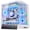 White, variant on Hoengager Gaming PC AMD Ryzen 7 7800X3D 8-Core 4.2 GHz, RTX 5060 8GB, 32GB DDR5 RAM ,1TB PCIe SSD, 850W PSU, Software-Controlled ARGB, Windows 11