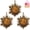 3pc, variant on Final Cent Penny Memorial Snowflake Ornament, Historical Commemorative Ornament for Us Penny Era