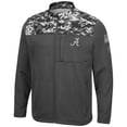 thumbnail image 2 of Men's Colosseum Charcoal Alabama Crimson Tide OHT Military Appreciation Digi Camo Full-Zip Jacket, 2 of 4