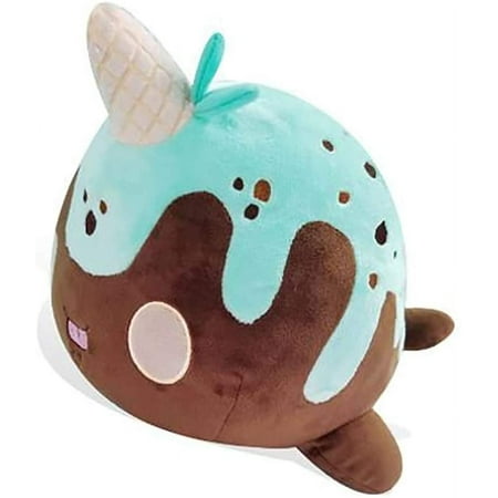 Tasty Peach Studio Nomwhal Mint Chocolate Chip Plush