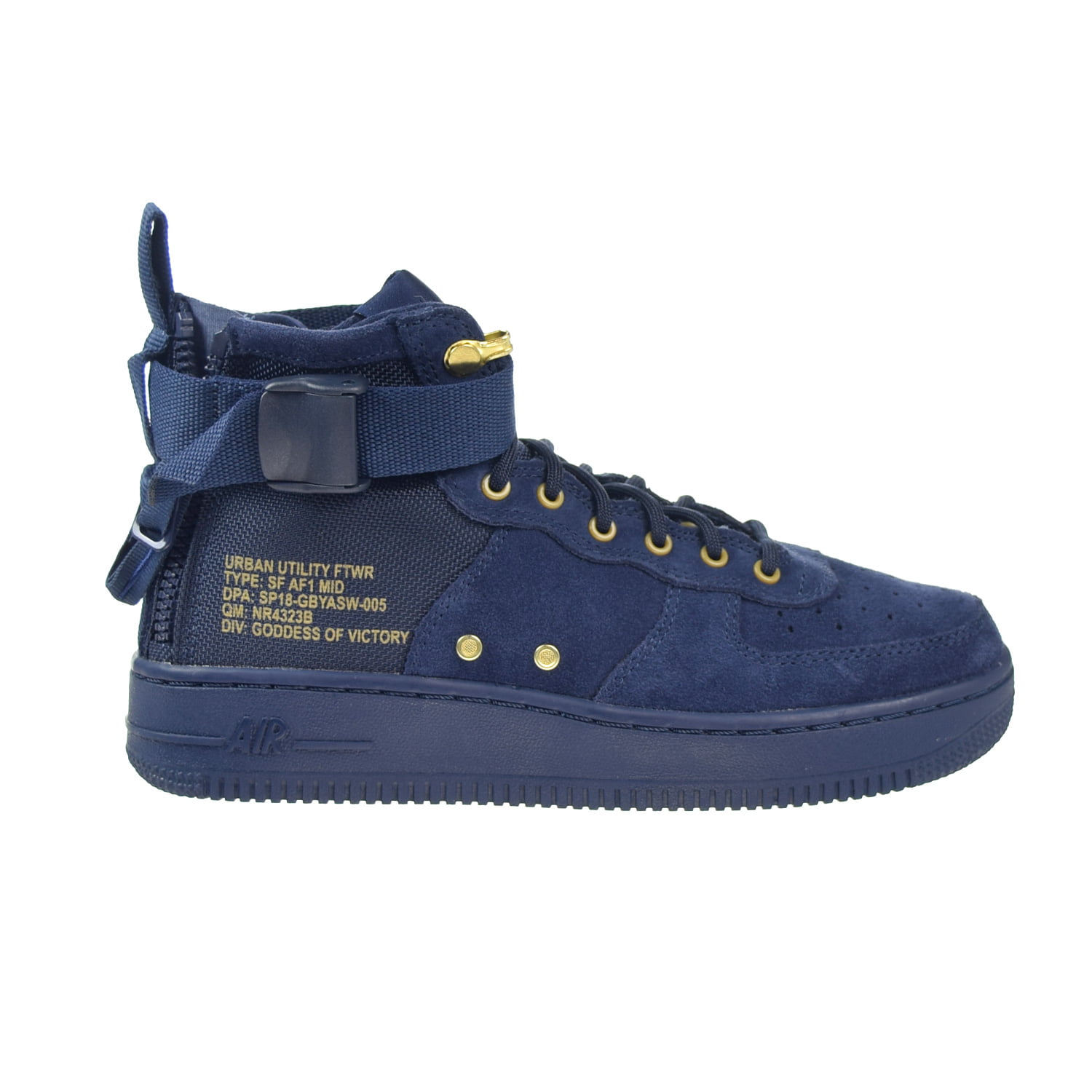 Nike SF AF1 Air MID Big Kids Shoes Blue/Black aj0424-400 Walmart.com