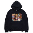thumbnail image 6 of Wildcats Hoodie for Women Retro Groovy Floral Game Day Pullover, Black Hoodie, M, 6 of 8