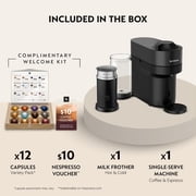 Nespresso Vertuo Pop Coffee and Espresso Maker by DeLonghi with Milk Frother