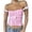 Pink, variant on Tanghaowl Tank Tops for Women, Women's Plaid Crop Top Square Neck Lace Trim Gingham Tank Spaghetti Strap Shirt Going Out Corset Blue M