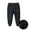 Black, variant on LYMAYTER Kids Toddler Boys Sweat Pants Baby Fleece Printed Long Trousers for 1-9 T Fall Winter Elastic Waist Jogger Pants