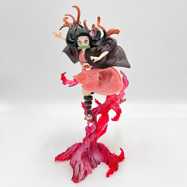 Demon Slayer Anime Figuarts ZERO Nezuko Kamado figura de acción, Demon Blood Art Kimetsu no Yaiba, modelo de muñeca, juguetes, 24cm Gong Bohan LED