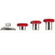thumbnail image 2 of Piezas de repuesto de agarres de joystick intercambiables para Xbox One Elite y accesorios de controlador PS4. Rojo Verde mejora, 2 of 8
