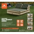 Ozark Trail Adjustable Dual Headrest Airbed Queen Size w/ Builtin